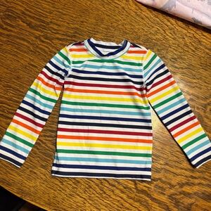 Primary Colorful Striped Kids Swim Shirt 2-3